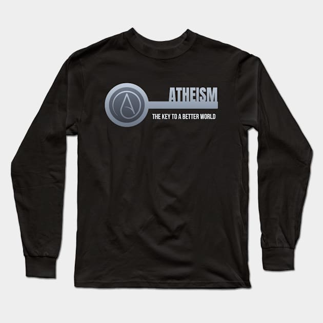 Atheist Key Long Sleeve T-Shirt by sqwear